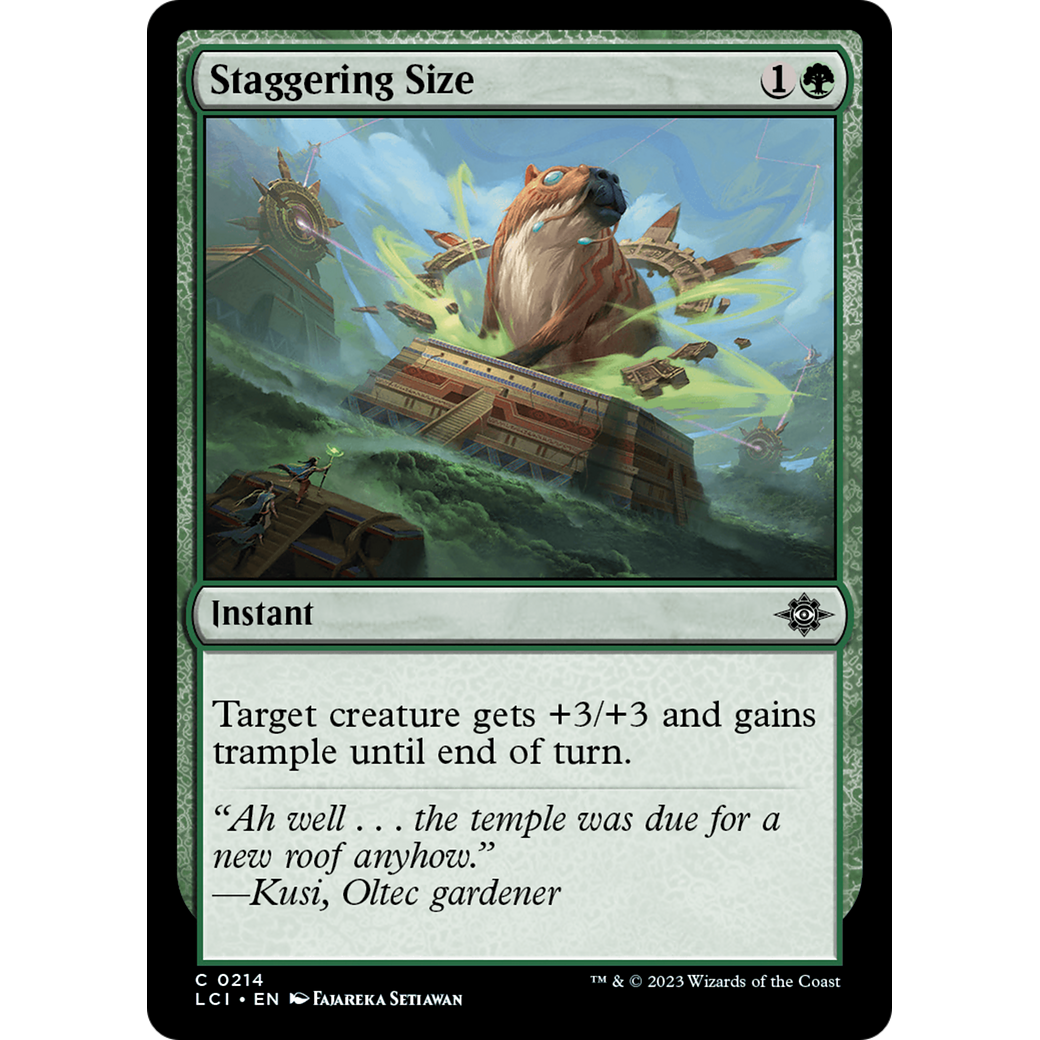 Staggering Size (LCI-214) - The Lost Caverns of Ixalan