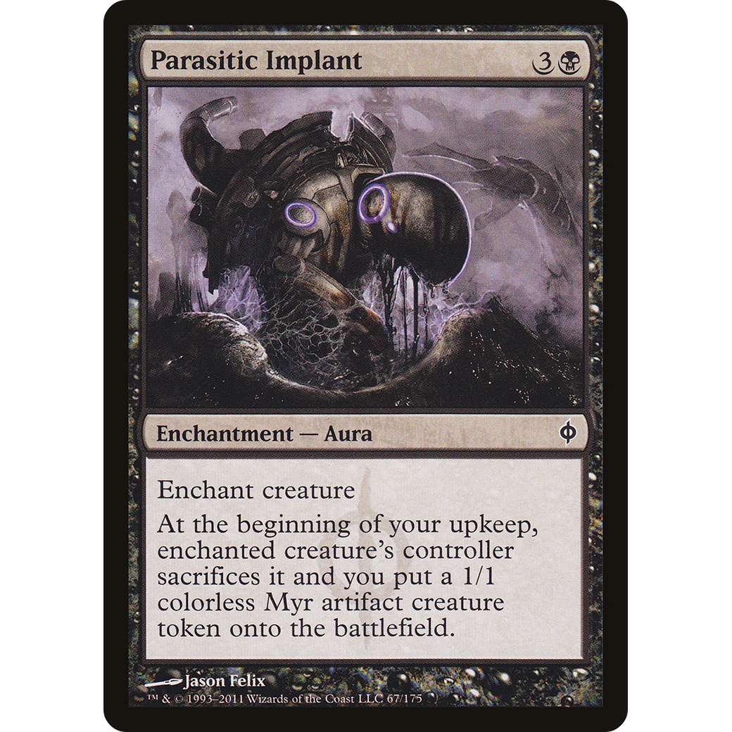 Parasitic Implant (NPH-067) - New Phyrexia Foil