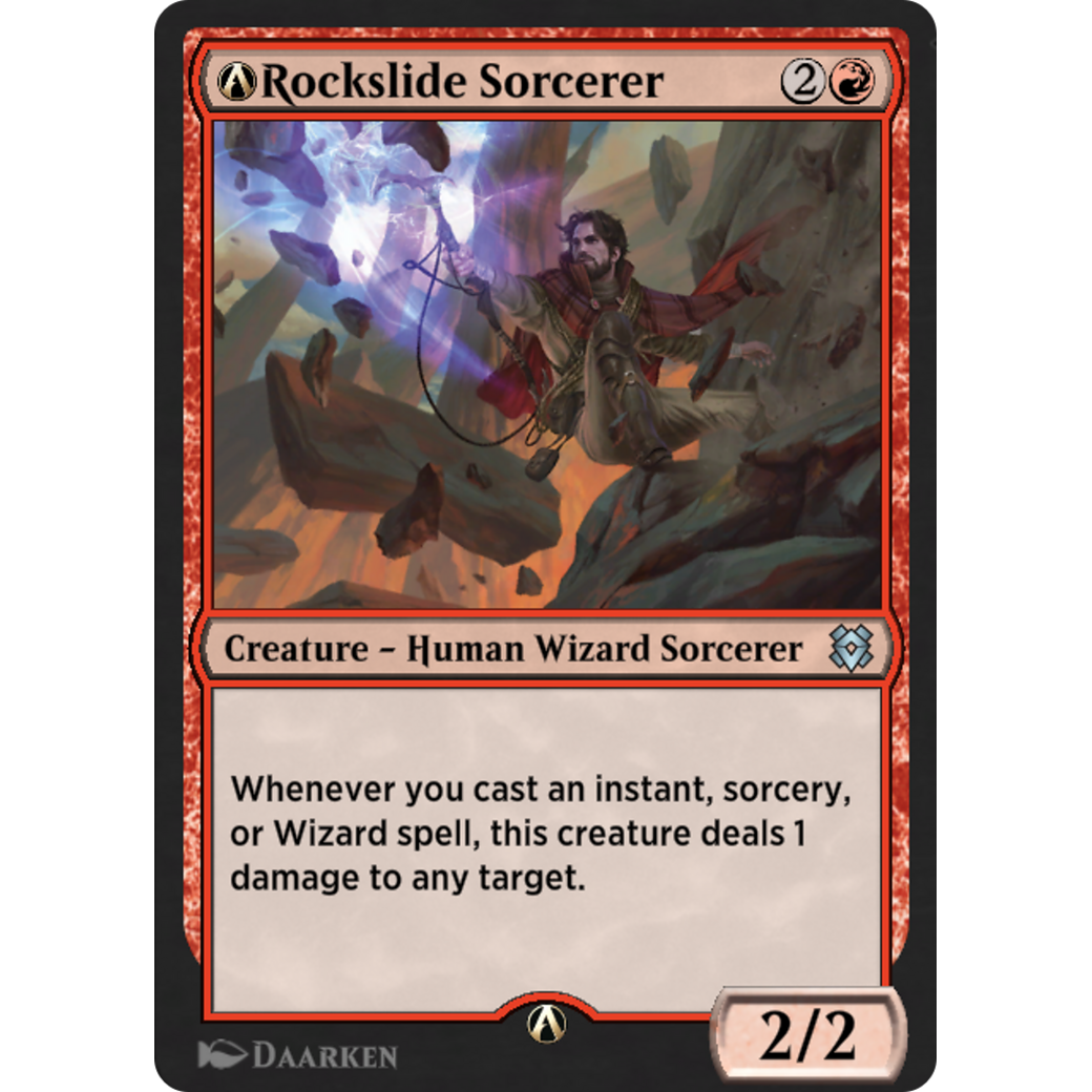 A-Rockslide Sorcerer (ZNR-A-154) - Zendikar Rising