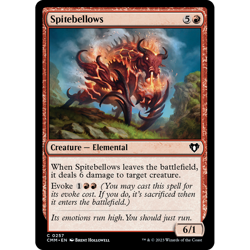 Spitebellows (CMM-257) - Commander Masters