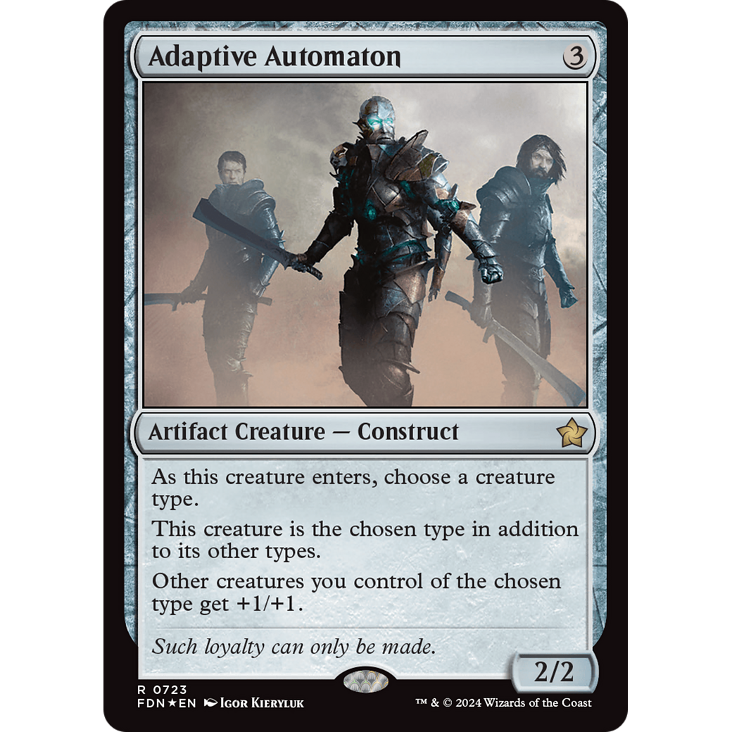Adaptive Automaton (FDN-723) - Foundations Foil
