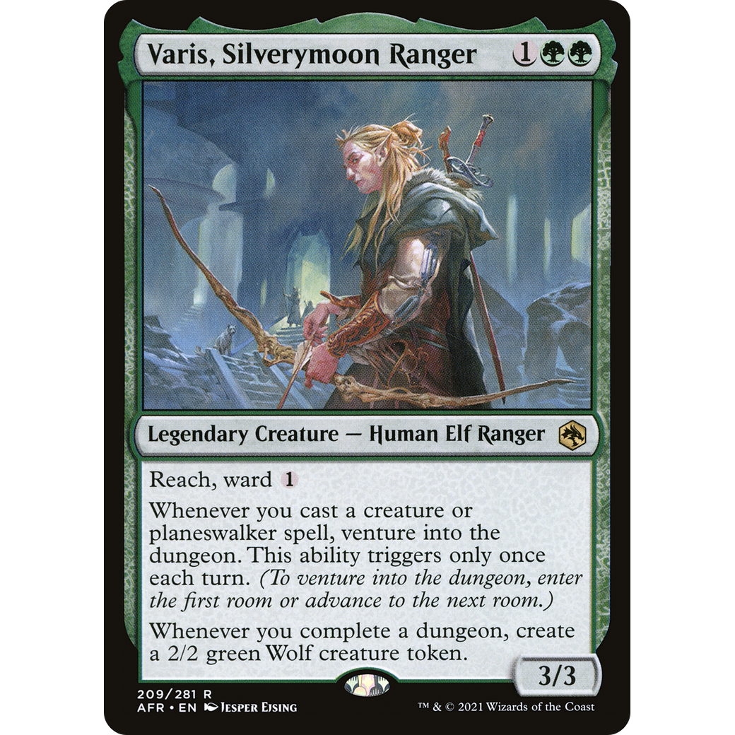 Varis, Silverymoon Ranger (AFR-209) - Adventures in the Forgotten Realms