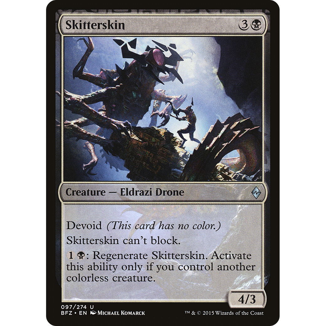 Skitterskin (BFZ-097) - Battle for Zendikar: (devoid)
