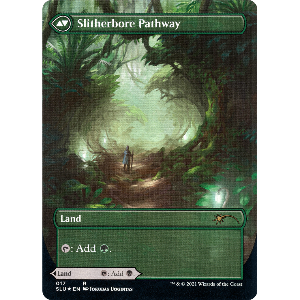 Darkbore Pathway (Borderless) (SLU-017) - Secret Lair: Ultimate Edition: (Showcase) (Borderless) Foil