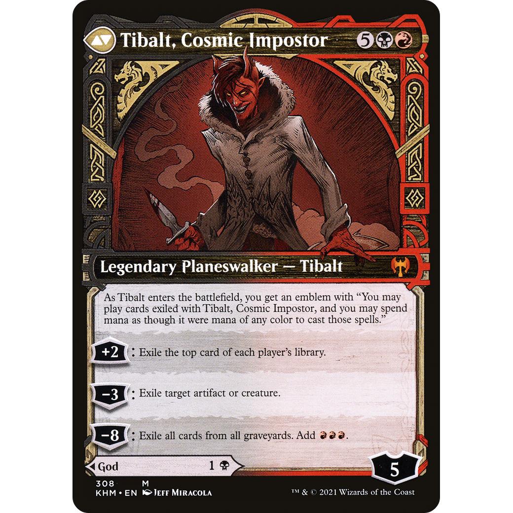 Valki, God of Lies (Showcase) (KHM-308) - Kaldheim: (Showcase) Foil
