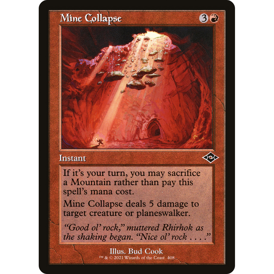 Mine Collapse (Retro Frame) (MH2-408) - Modern Horizons 2