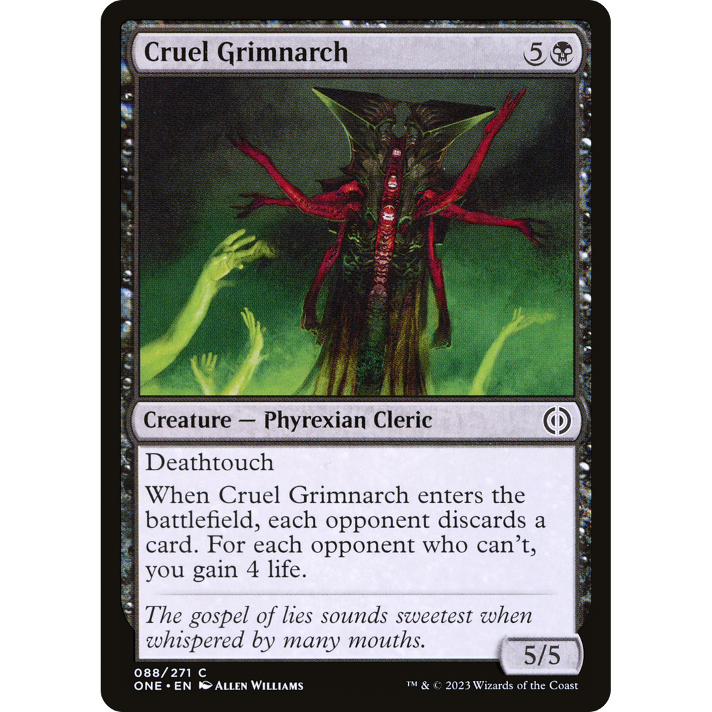Cruel Grimnarch (ONE-088) - Phyrexia: All Will Be One Foil