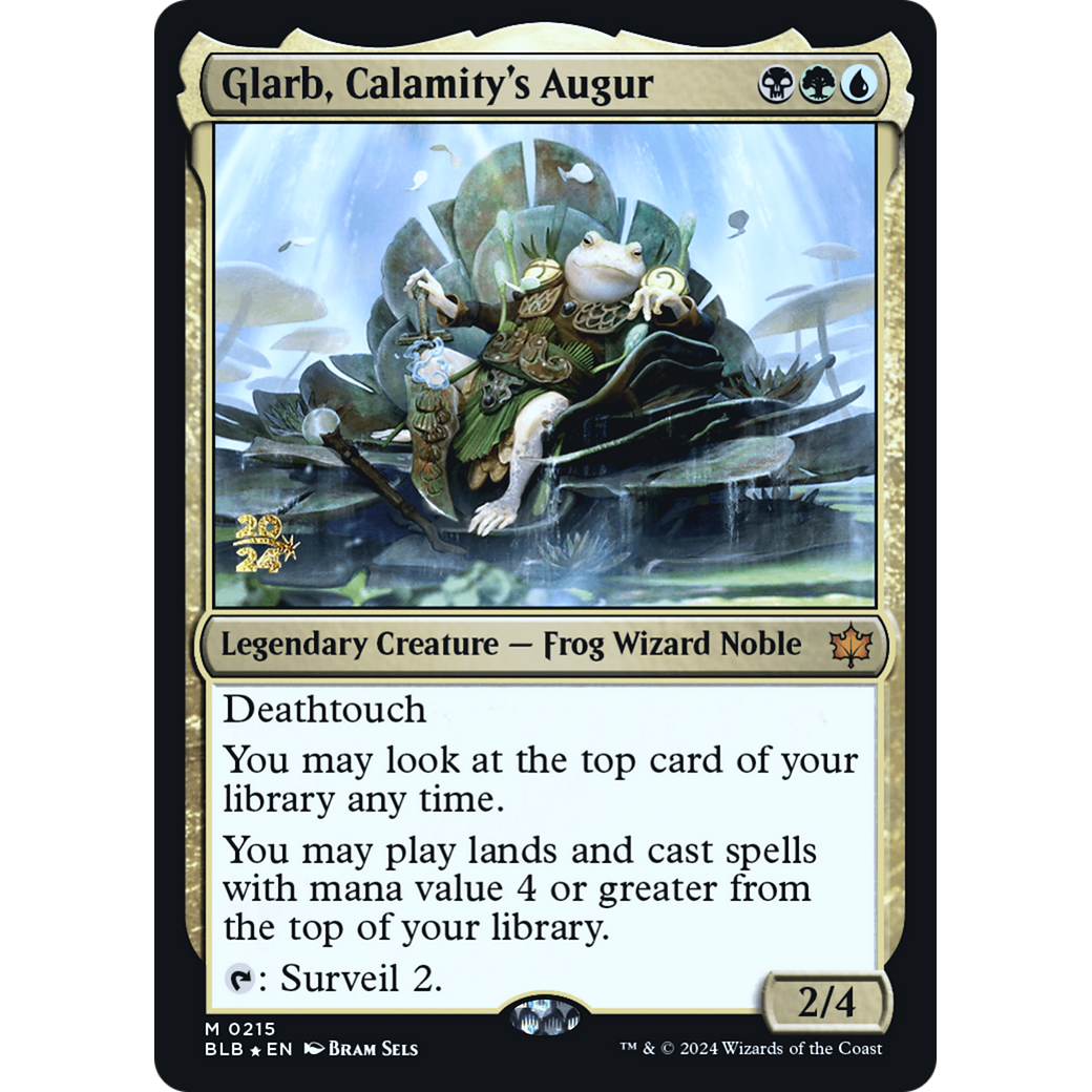 Glarb, Calamity's Augur (PRE-215S) - Bloomburrow Promos Foil