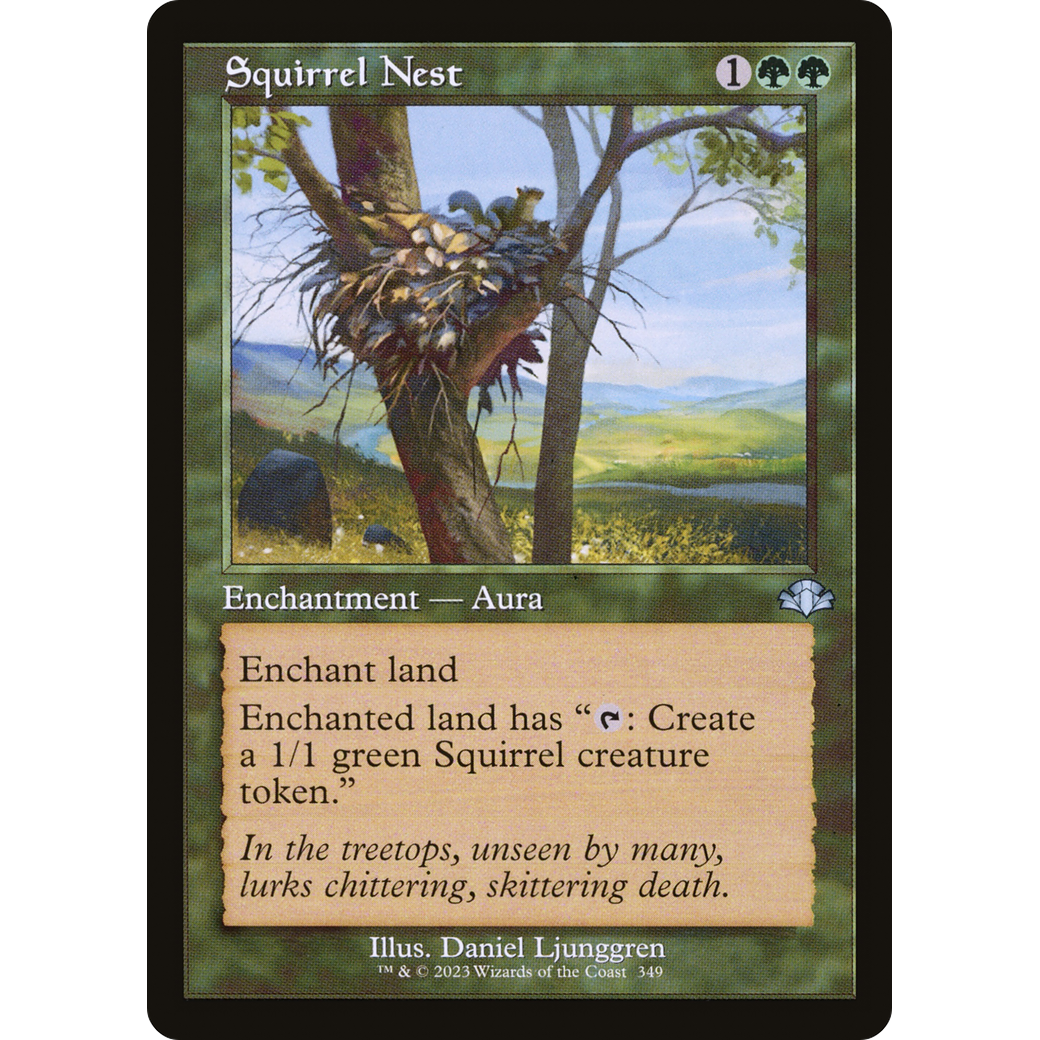 Squirrel Nest (Retro Frame) (DMR-349) - Dominaria Remastered