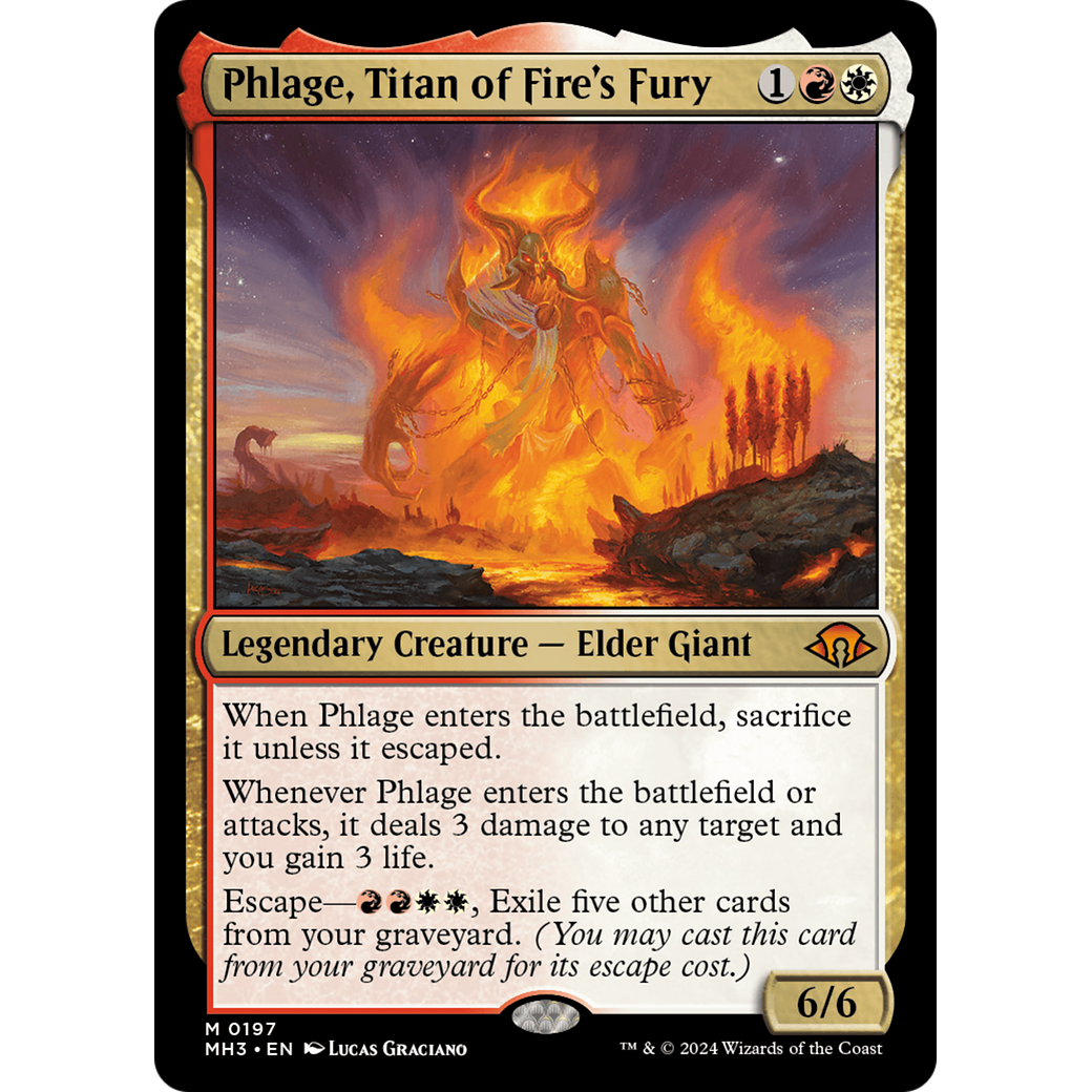 Phlage, Titan of Fire's Fury (MH3-197) - Modern Horizons 3
