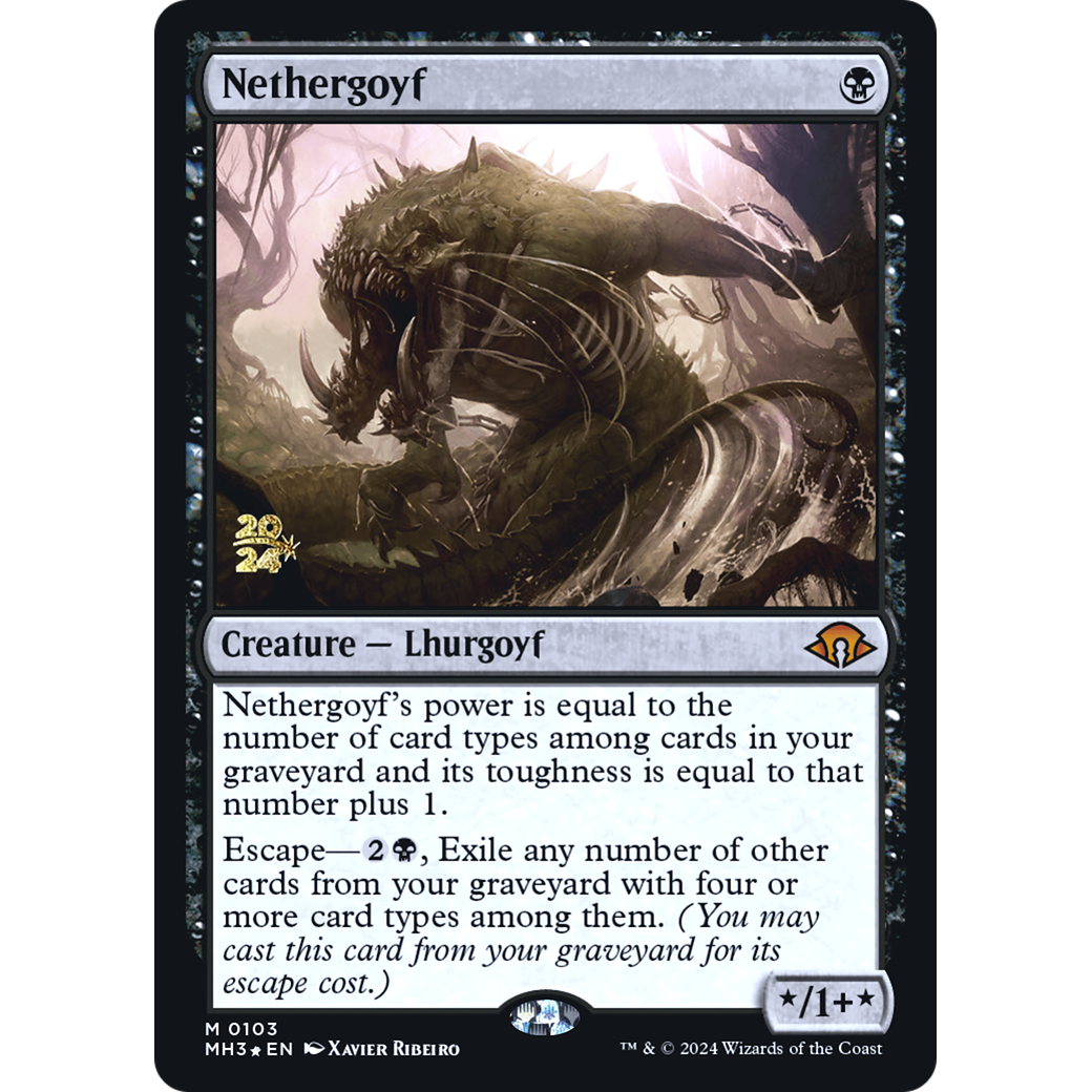 Nethergoyf (PRE-103S) - Modern Horizons 3 Promos Foil