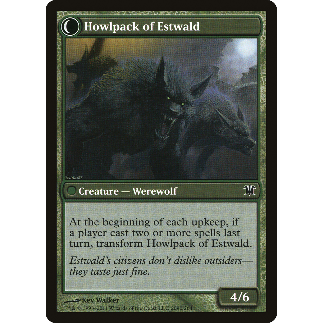 Villagers of Estwald (ISD-209) - Innistrad: (Double Faced Transform) Foil