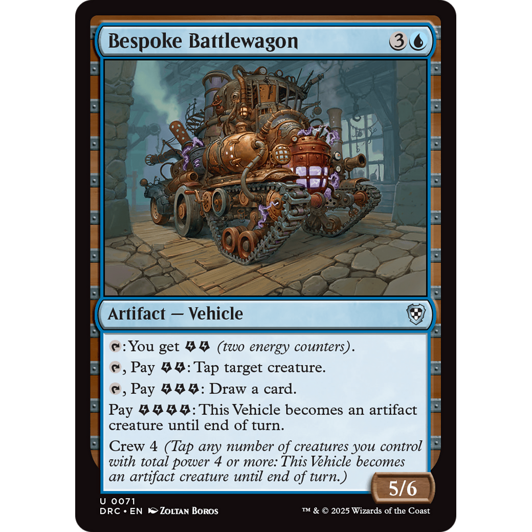 Bespoke Battlewagon (DRC-071) - Commander: Aetherdrift