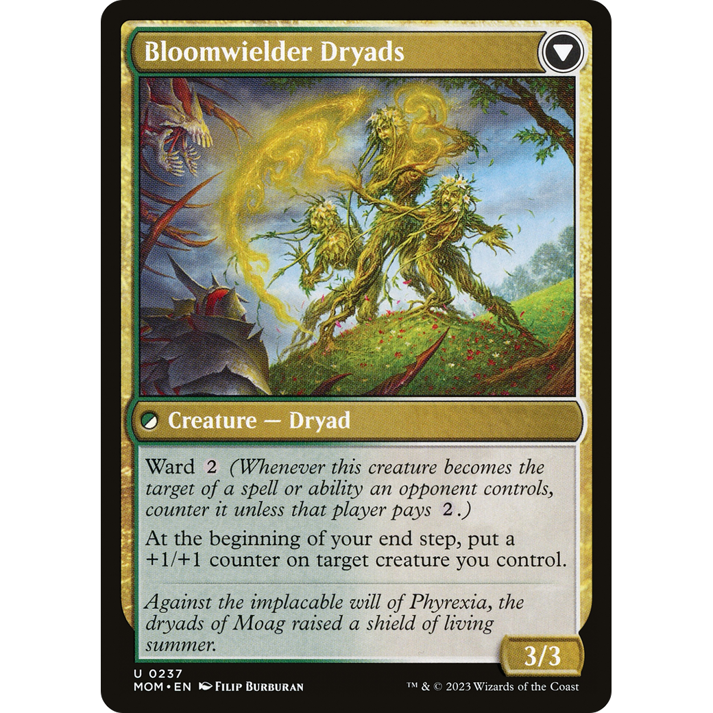 Invasion of Moag // Bloomwielder Dryads (MOM-237) - March of the Machine