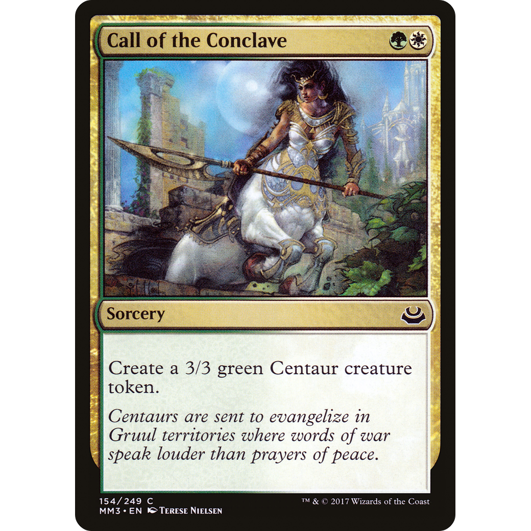 Call of the Conclave (MM3-154) - Modern Masters 2017 Foil