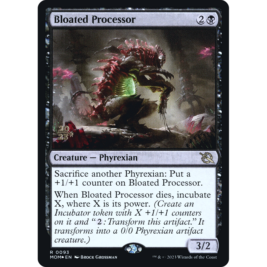 Bloated Processor (PRE-93S) - March of the Machine Promos Foil