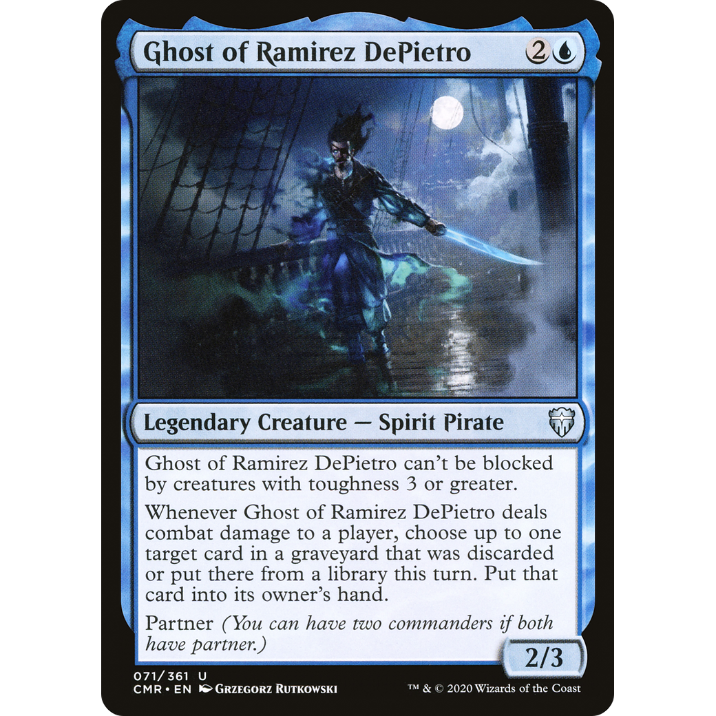 Ghost of Ramirez DePietro (CMR-071) - Commander Legends Foil