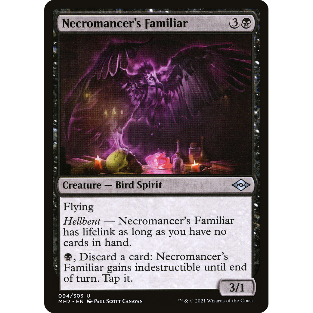 Necromancer's Familiar (MH2-094) - Modern Horizons 2 Foil