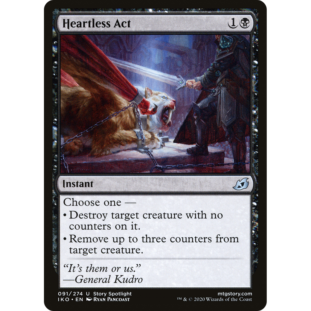 Heartless Act (IKO-091) - Ikoria: Lair of Behemoths Foil