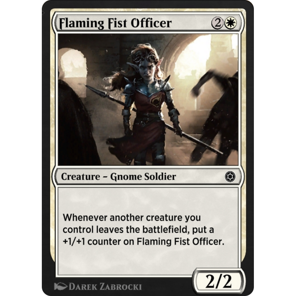 Flaming Fist Officer (HBG-089) - Alchemy Horizons: Baldur's Gate