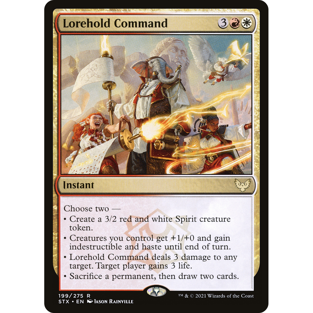 Lorehold Command (STX-199) - Strixhaven: School of Mages Foil