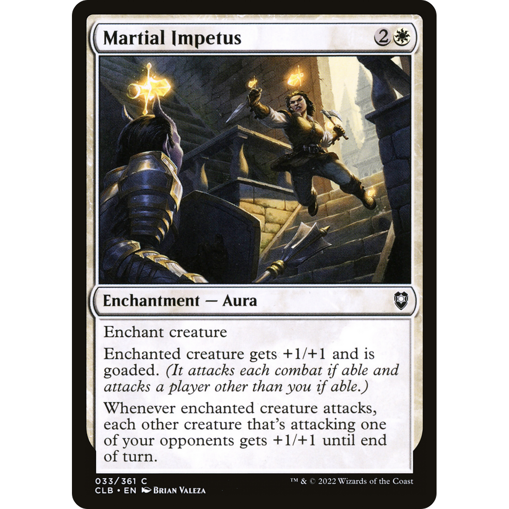 Martial Impetus (CLB-033) - Commander Legends: Battle for Baldur's Gate