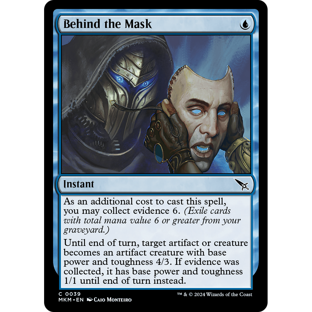 Behind the Mask (MKM-039) - Murders at Karlov Manor Foil