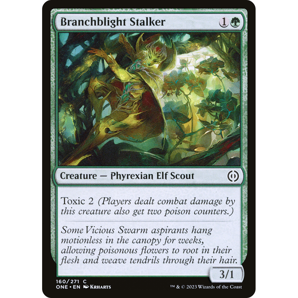 Branchblight Stalker (ONE-160) - Phyrexia: All Will Be One Foil