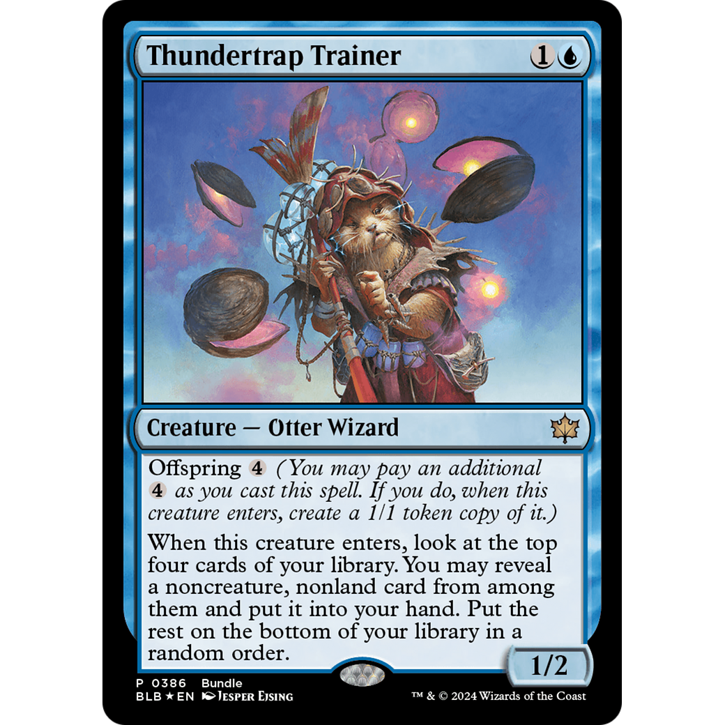 Thundertrap Trainer (UMP-386) - Bloomburrow Foil