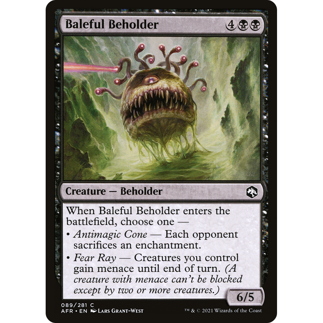 Baleful Beholder (AFR-089) - Adventures in the Forgotten Realms