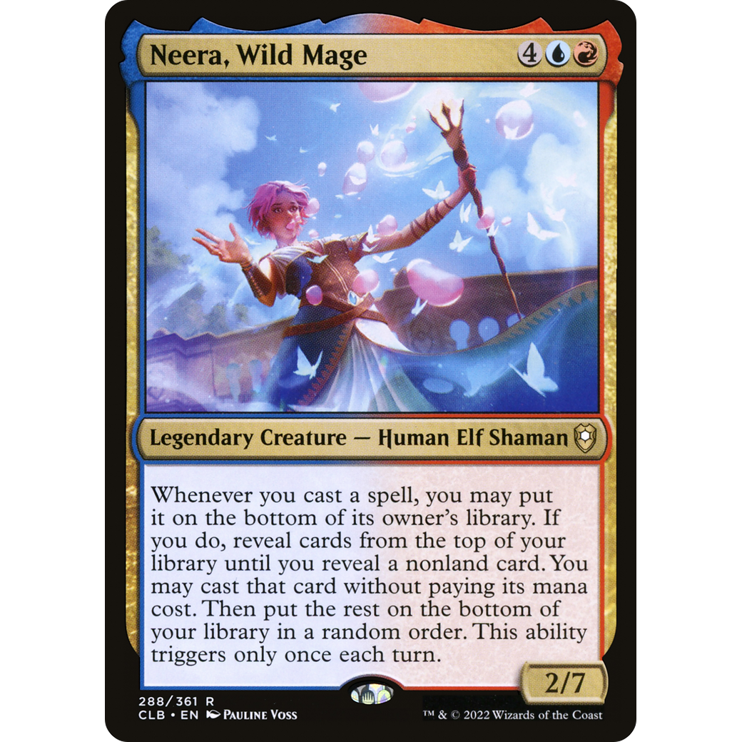 Neera, Wild Mage (CLB-288) - Commander Legends: Battle for Baldur's Gate