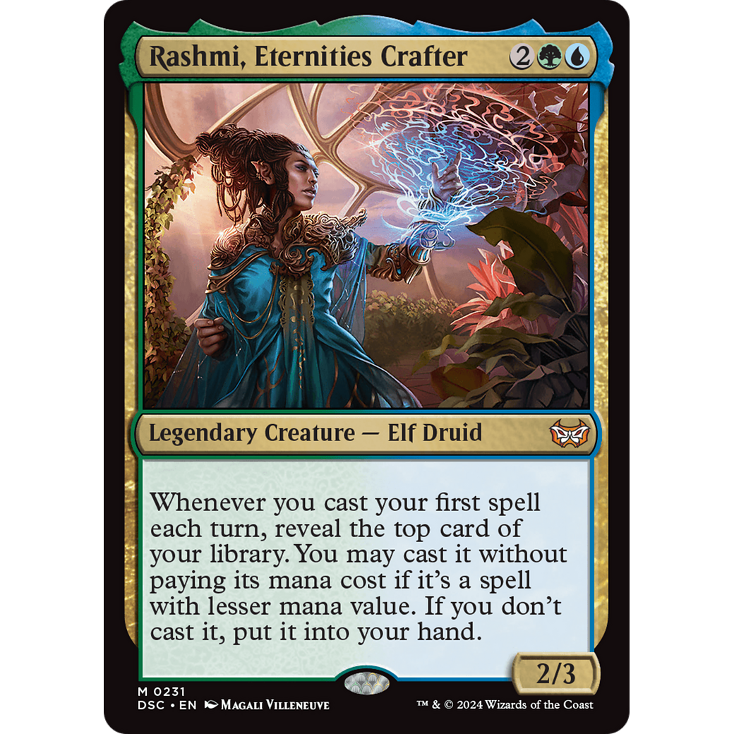 Rashmi, Eternities Crafter (DSC-231) - Duskmourn: House of Horror Commander