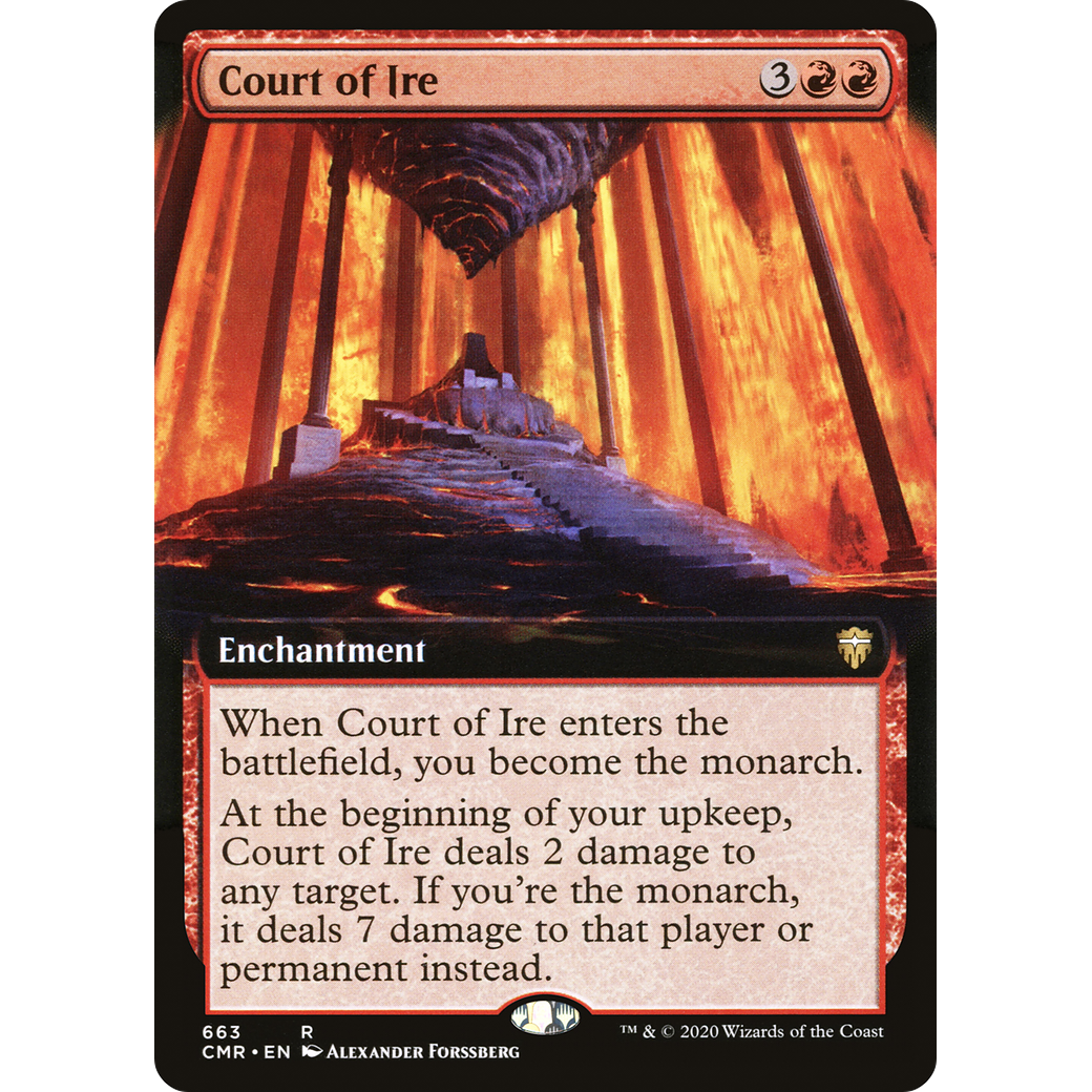 Court of Ire (Extended Art) (CMR-663) - Commander Legends: (Extended Art) Foil