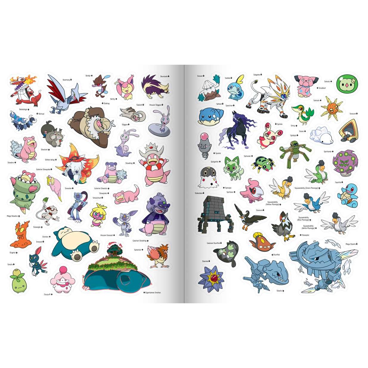 Pokémon Epic Sticker Collection 3rd Edition: From Kanto to Paldea by Pikachu Press: Paperback; 252 pages / English
