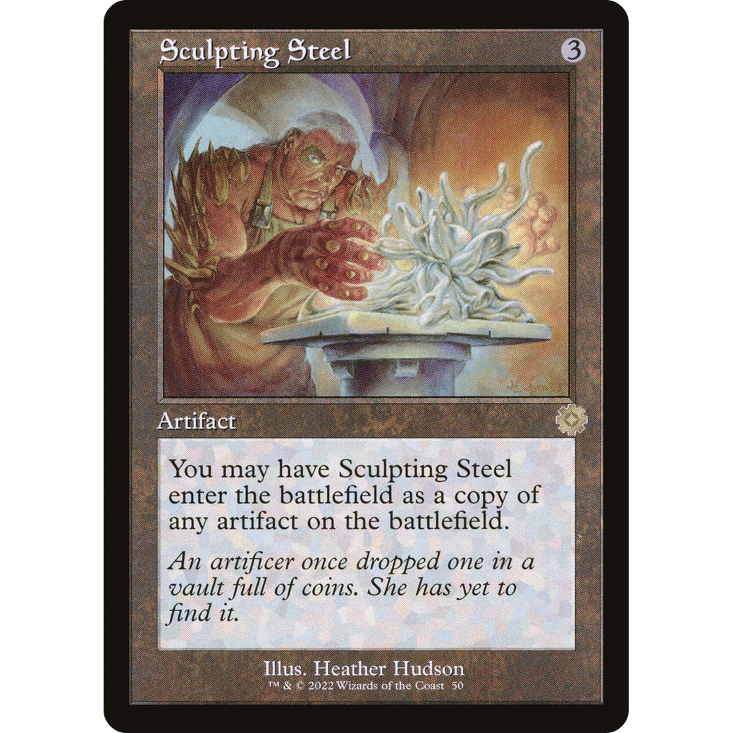 Sculpting Steel (BRR-050) - The Brothers' War Retro Artifacts Foil