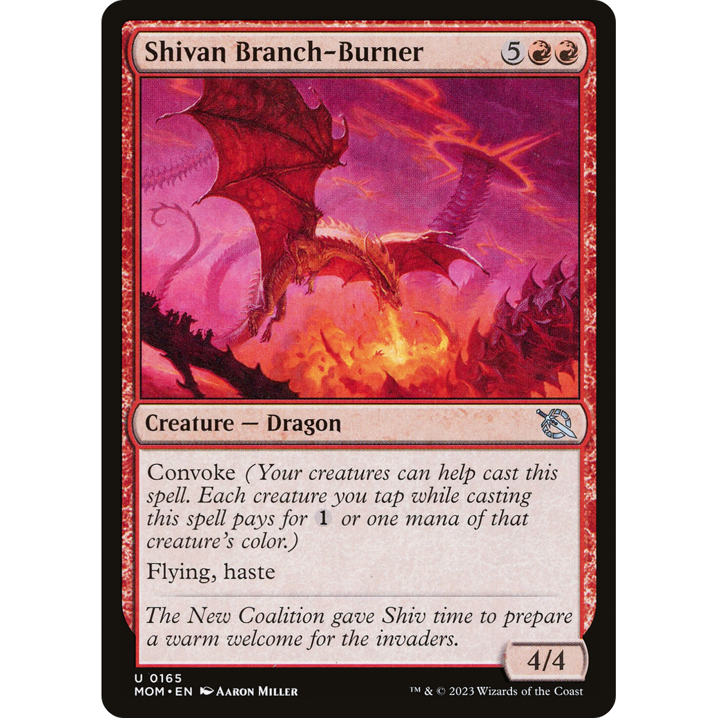 Shivan Branch-Burner (MOM-165) - March of the Machine