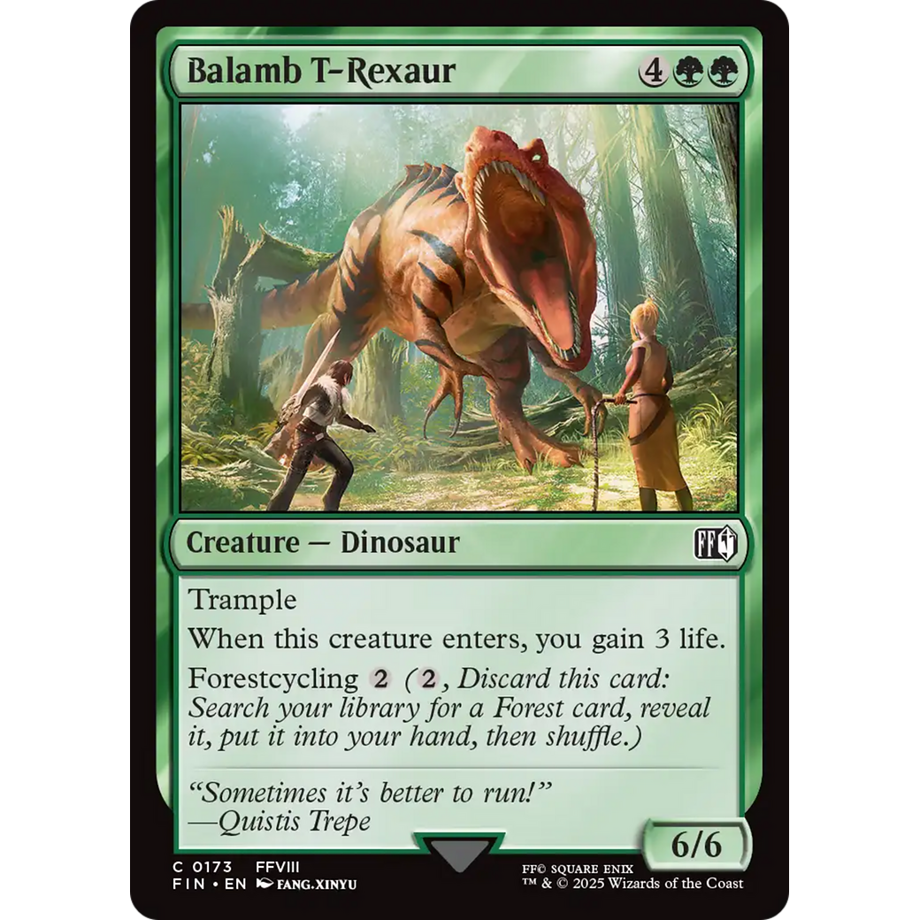 Balamb T-Rexaur (FIN-173) - FINAL FANTASY Foil