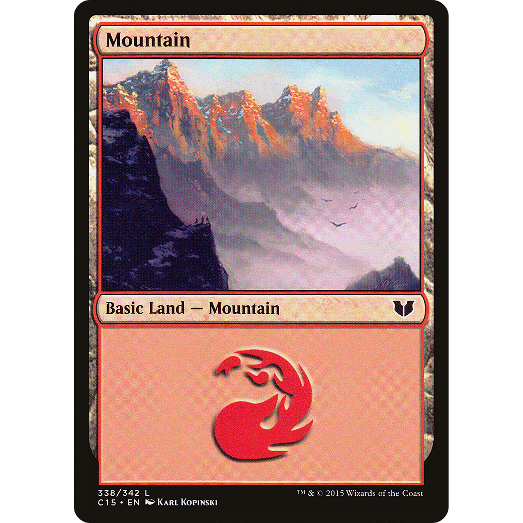 Mountain (338) (C15-338) - Commander 2015