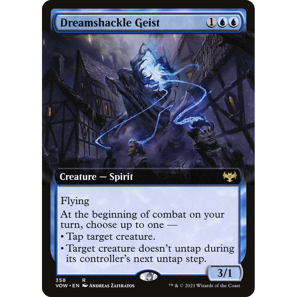 Dreamshackle Geist (Extended Art) (VOW-358) - Innistrad: Crimson Vow: (Extended Art) Foil