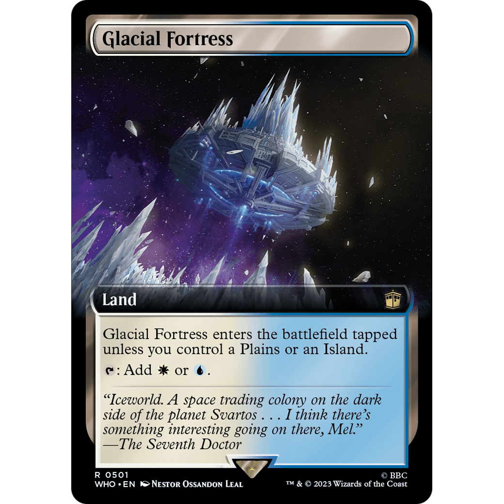 Glacial Fortress (Extended Art) (WHO-501) - Doctor Who: (Extended Art) Foil