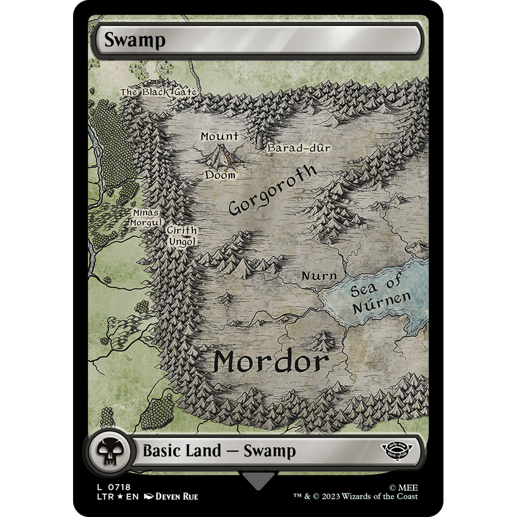 Swamp (LTR-718) - The Lord of the Rings: Tales of Middle-earth Foil
