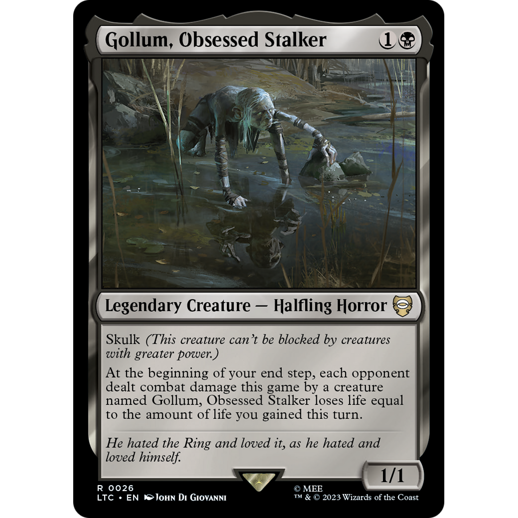 Gollum, Obsessed Stalker (LTC-026) - Tales of Middle-earth Commander