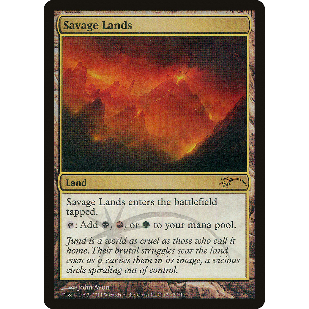 Savage Lands (FNM-) - Friday Night Magic 2011 Foil