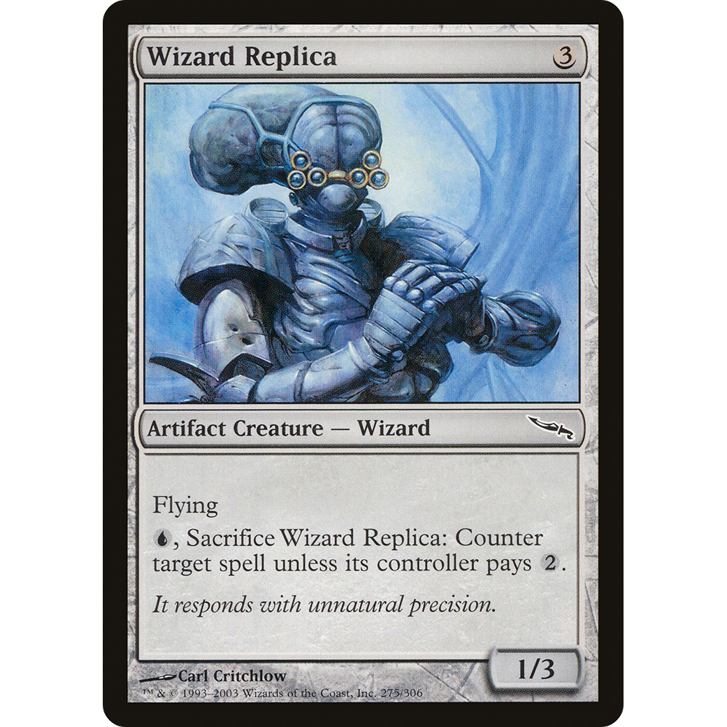 Wizard Replica (MRD-275) - Mirrodin Foil
