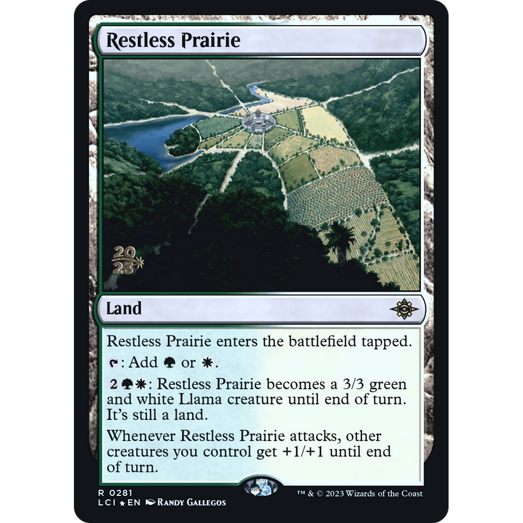 Restless Prairie (PRE-281S) - The Lost Caverns of Ixalan Promos Foil