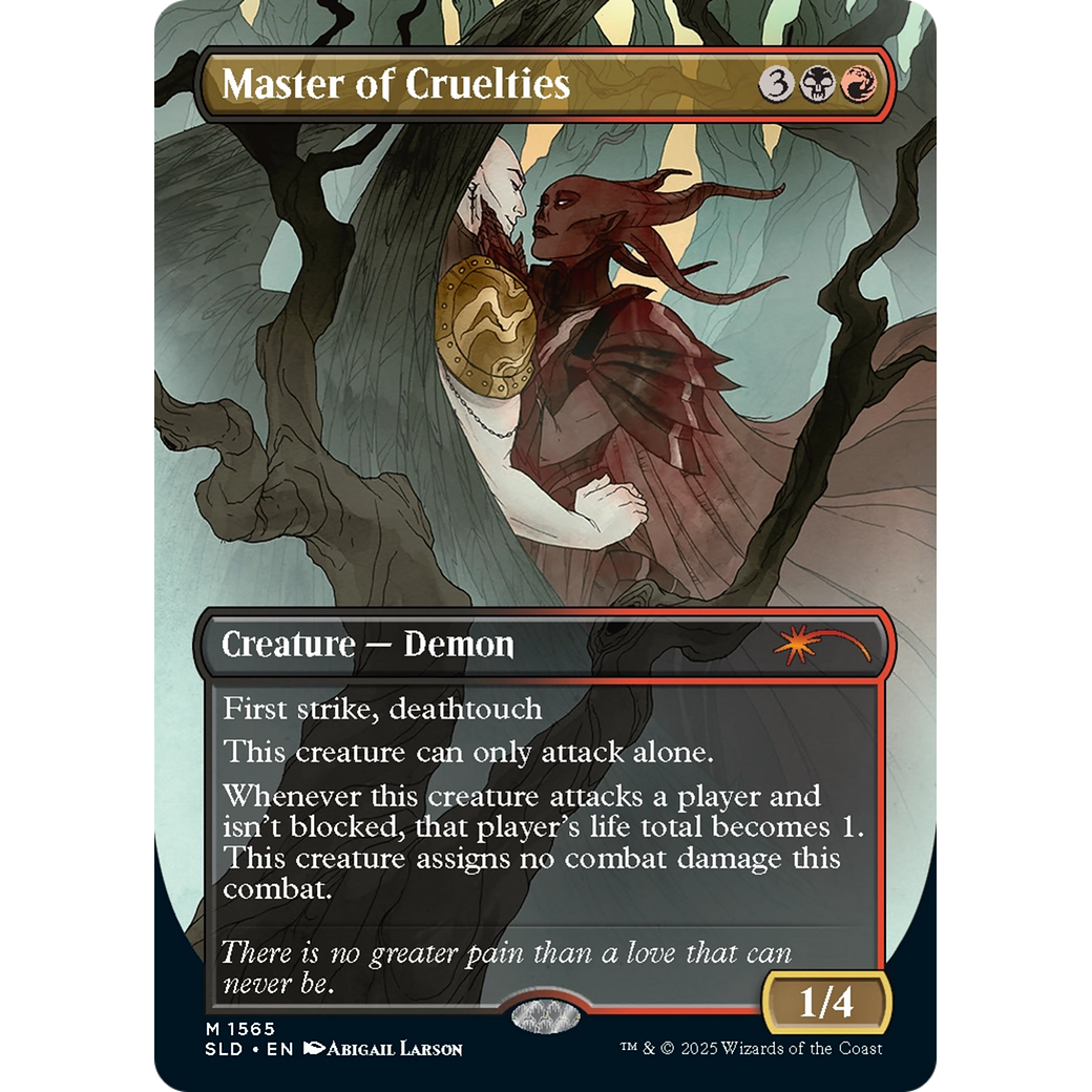 Master of Cruelties (SLD-1565) - Secret Lair Drop (Borderless)