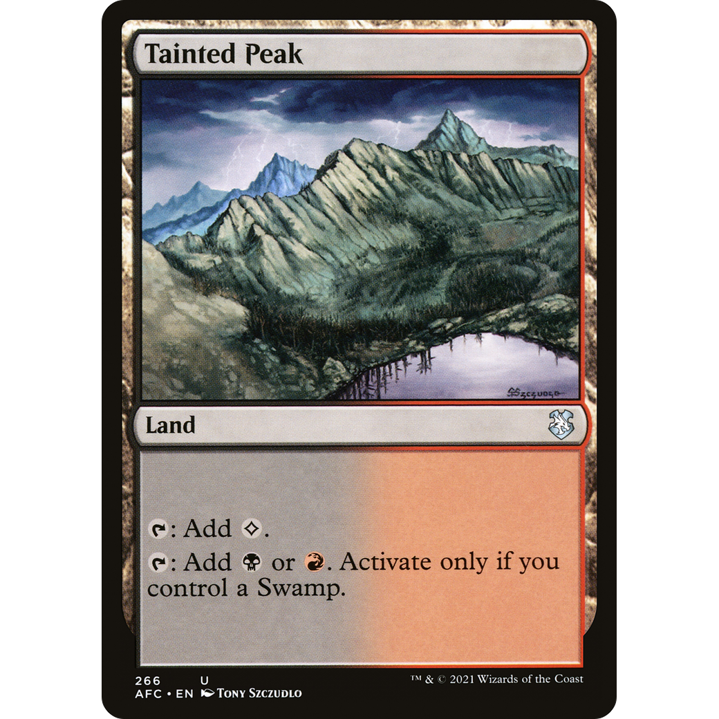 Tainted Peak (AFC-266) - Forgotten Realms Commander