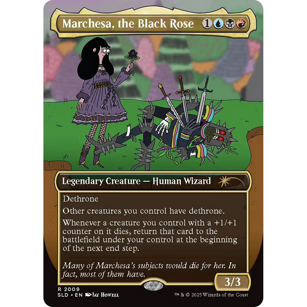 Marchesa, the Black Rose (SLD-2009) - Secret Lair Drop (Borderless)