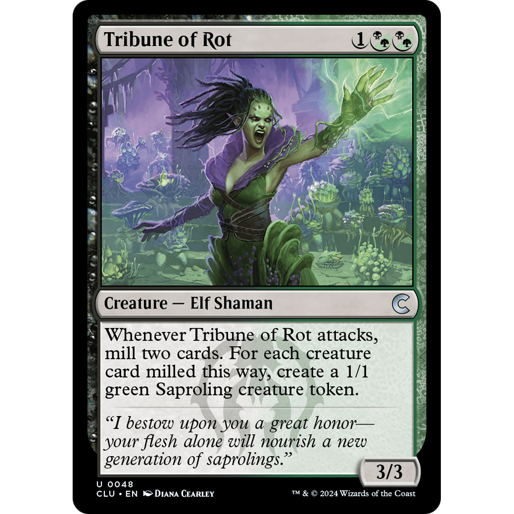 Tribune of Rot (CLU-048) - Ravnica: Clue Edition
