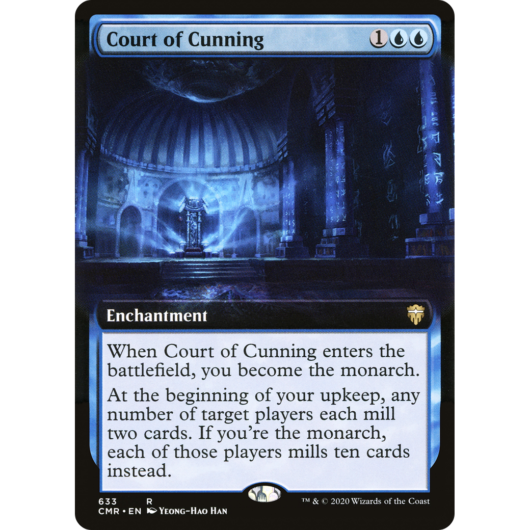 Court of Cunning (Extended Art) (CMR-633) - Commander Legends: (Extended Art)